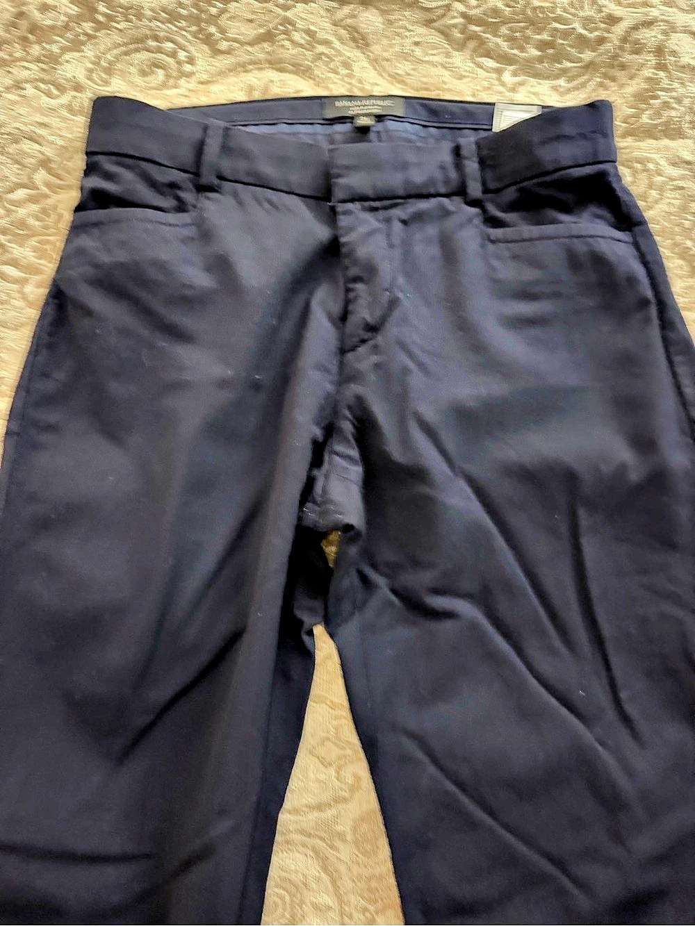Banana Republic Traveler Pant Black Trousers